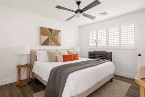 Second Ensuite Master with King bed and TV 