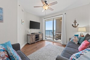 Living Area with Balcony