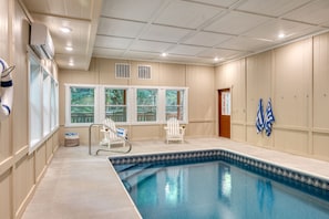 Indoor pool.