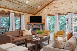 Light filled living area with access to patio/balcony.