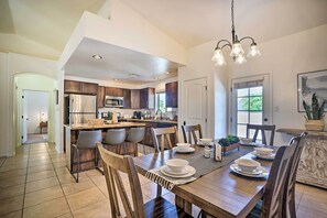 Kitchen & Dining Area | Keyless Entry