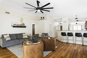 Living Room I Free Wifi I Smart TV I Central A/C I Fireplace