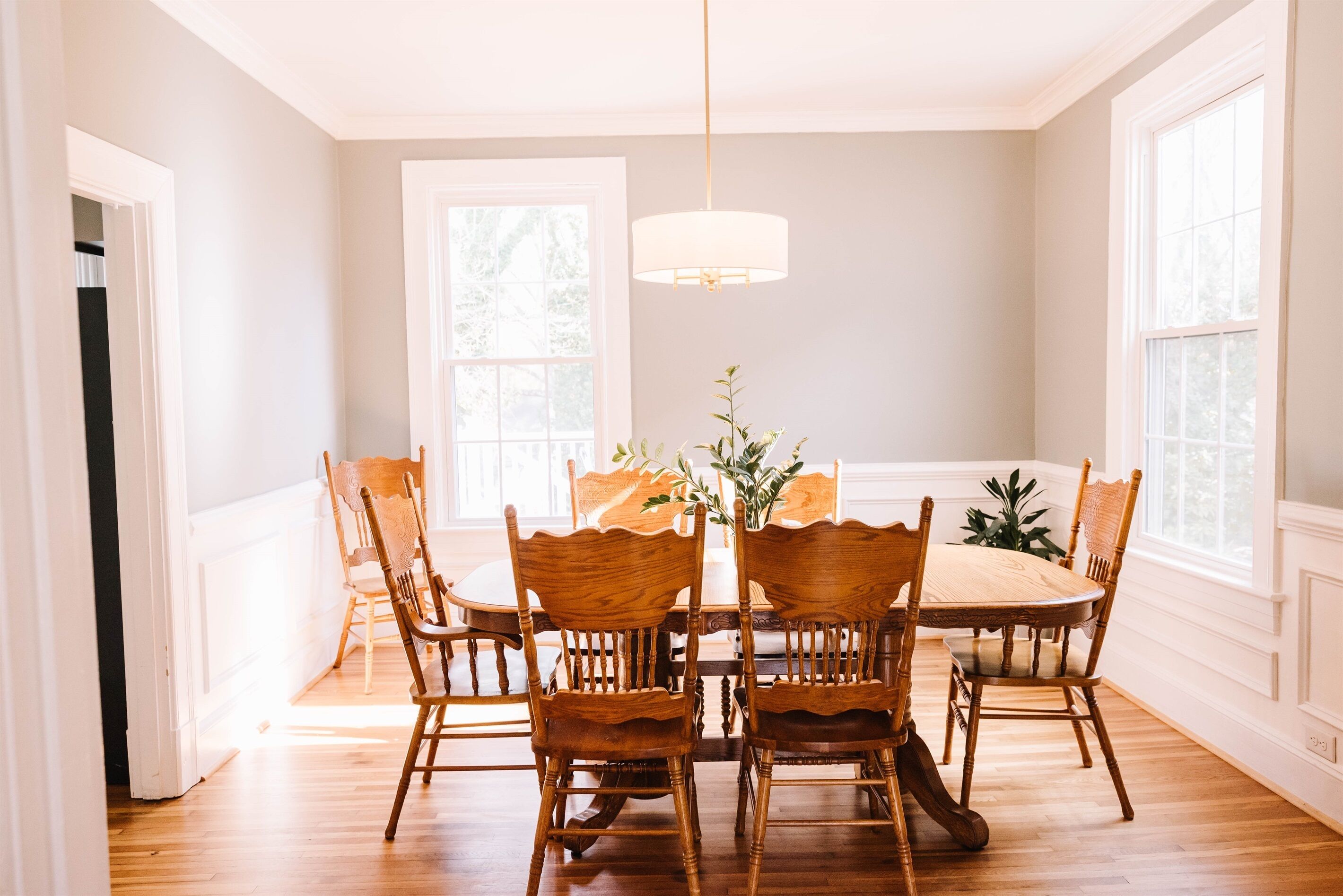 Share meals and create memories here in this beautiful dining room.