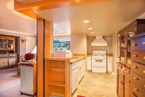 The 1 Bedroom Silver Suite has an open-concept floor plan