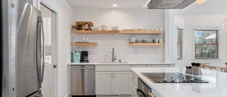 Kitchen with quartz, nicely updated!