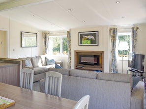 Convenient open-plan living space | The Beeches - Augill Beck Park, Brough, near Kirkby Stephen