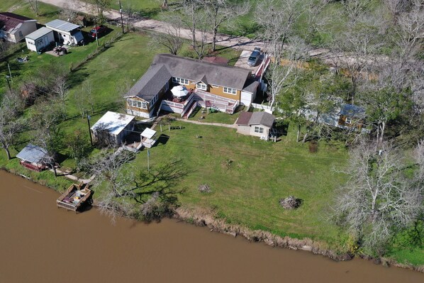 The property from 225 feet in the air! 