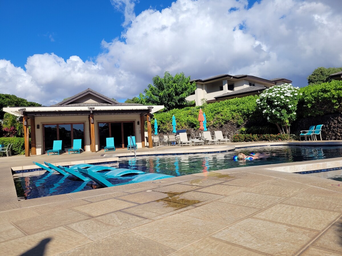 Spacious home in Mauna Lani Resort with private beach club access