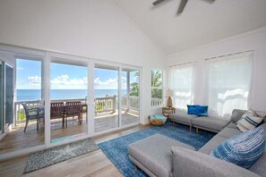 Take in the sweeping ocean views from the great room.