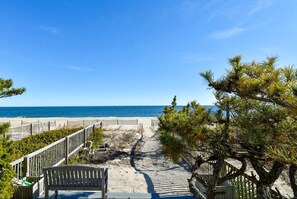 First level view - house located on the beach