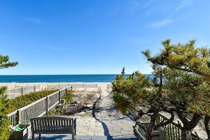 First level view - house located on the beach