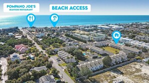 Beach access within close walking distance