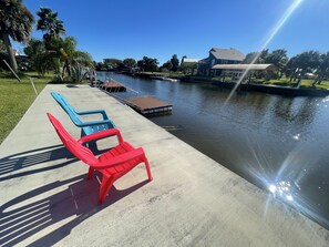 Back Patio & Dock