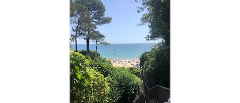 Steps to the beach which is approx. 300 yards from the apartment