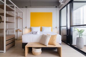 Bright modern bedroom