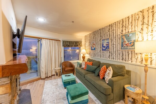 Cozy up in our Luxurious Living Room!