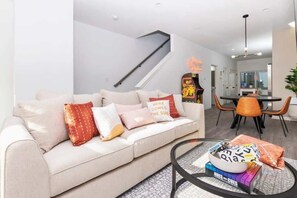 Living Room + Smart TV + Netflix