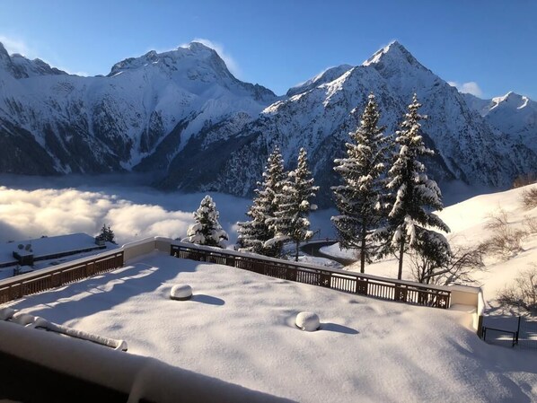 Der Blick vom Balkon