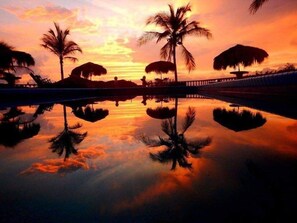 Sunset from the pool!