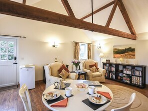 Open plan living space | The Corn House - Hanley Farm, Hook-a-Gate, near Shrewsbury