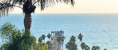 San Clemente Pier. Your view from the bungalow.