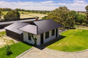 aerial view of the Butlers Cottage