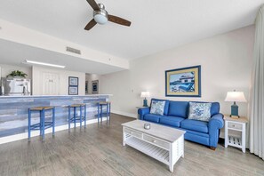 Spacious and open living room