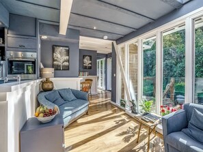 Open plan living space | The Berm - Eco Retreats, Capel Isaac