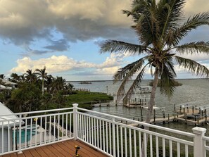 3rd floor Master Bedroom deck view of Bay looking North East