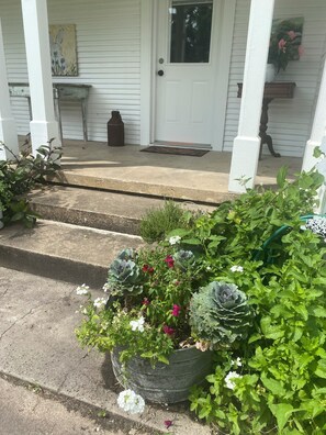 View of front steps