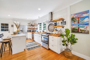 Completely remodeled open concept kitchen