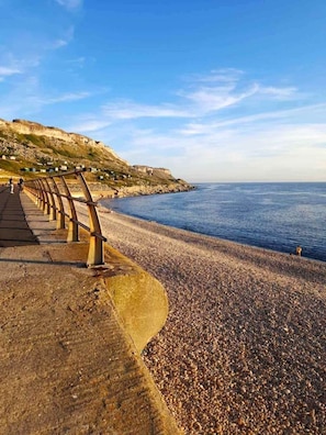 Chesil Beach on your doorstep (2 minutes walk down the hill)