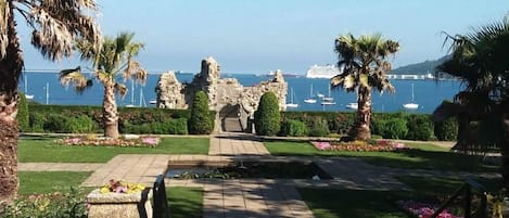 Sandsfoot Castle and it's beaches 5 minutes drive from the cottage