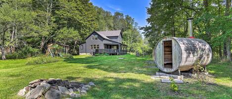 Livingston Manor Vacation Rental | 3BR | 2BA | Stairs Required | 1,345 Sq Ft