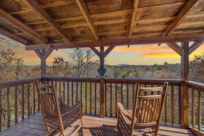 Rocking Chairs On The Deck