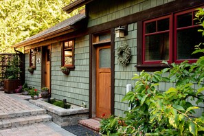 Go past the Entrance to the Garage - to the Second Door to Enter the Cottage