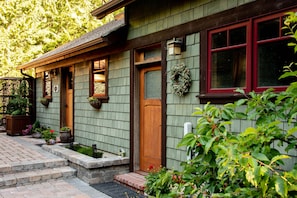 Go past the Entrance to the Garage - to the Second Door to Enter the Cottage