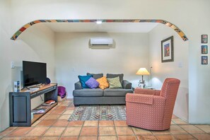 Living Room | Smart TV | Mini-Split A/C & Heating | Free WiFi