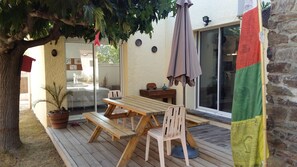 Terrasse ombragée
