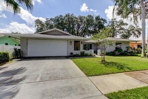 Extended Driveway Plus 2 Car Garage for Plenty of Parking.