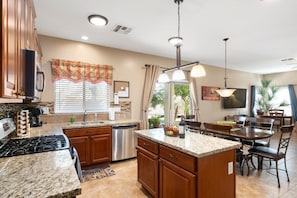 Large kitchen area