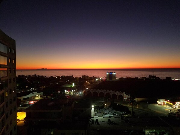 Vista para praia/oceano