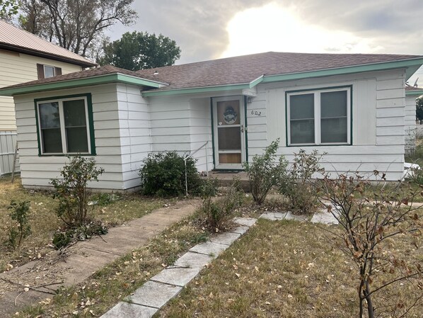 East side of house