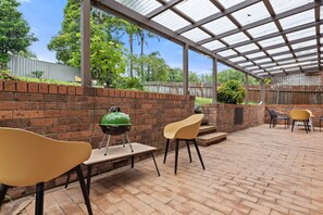 Backyard sitting areas