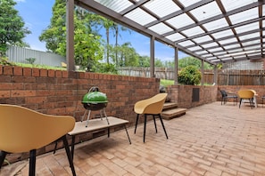 Backyard sitting areas