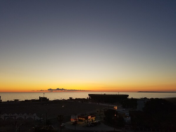 Vista para a praia ou o mar