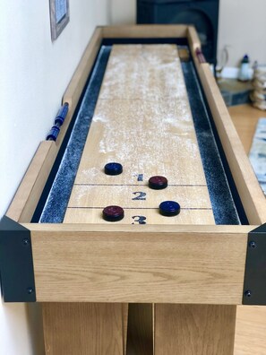 Shuffle board and other games!