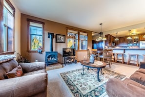 Open Floor Plan - Living area, dining area, and kitchen all flow together nicely within the open floor plan.