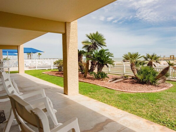 Pure Relaxation - The balcony makes the perfect place to enjoy a delicious meal or glass of wine while watching the sunset.