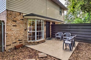 Private Fenced Backyard | Patio